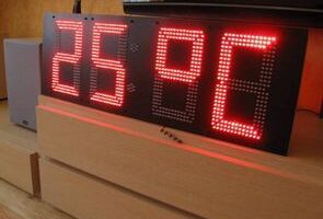ATmega8 DS1307 DS18B20 Led Saat Termometre Devresi