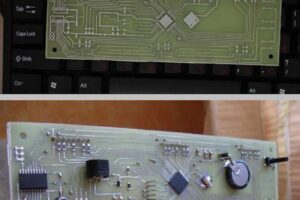 ATmega16 Matris Led Saat Termometre Devresi
