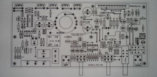 stk4131-car-amplifier-circuit-pcb