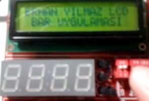 MSP430G2553 Karakter LCD Bar Gösterim Uygulaması