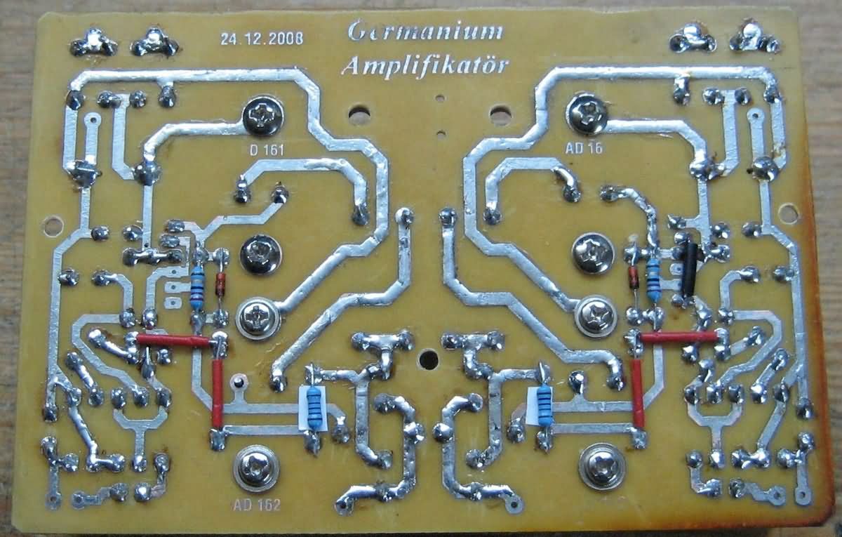 Germanium Transistor Amplifier Circuit - Electronics  