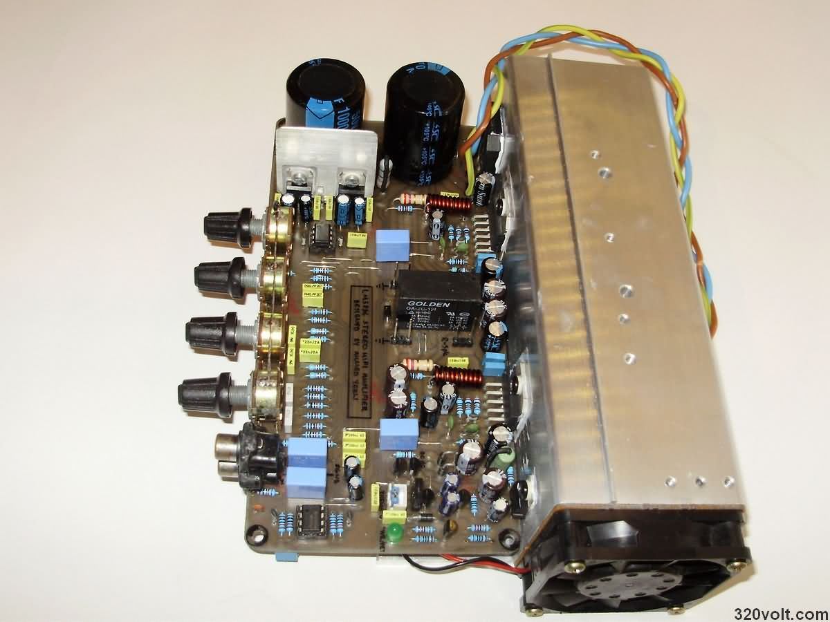 Stereo Amplifier Project with LM3886 - Electronics ...