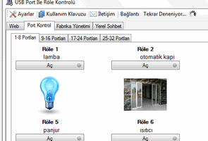 USB HID CDC ve Ethernet Röle Kontrol Programı (tanıtım)