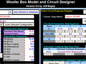 Woofer Kabin Crossover Tasarım Programları (Excel)