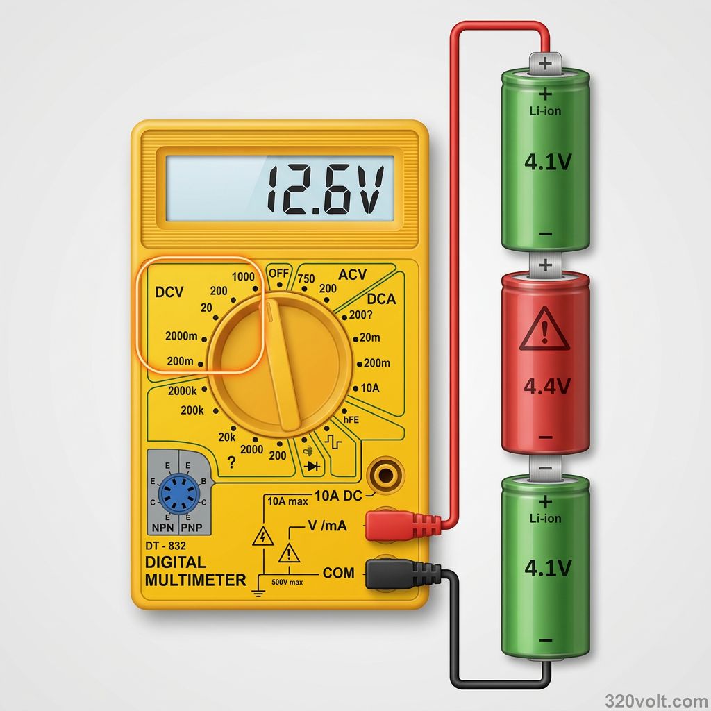 18650 bms nasil calisir ornek yuk orn senaryo 3s 12v li iyon pil paketi 2026