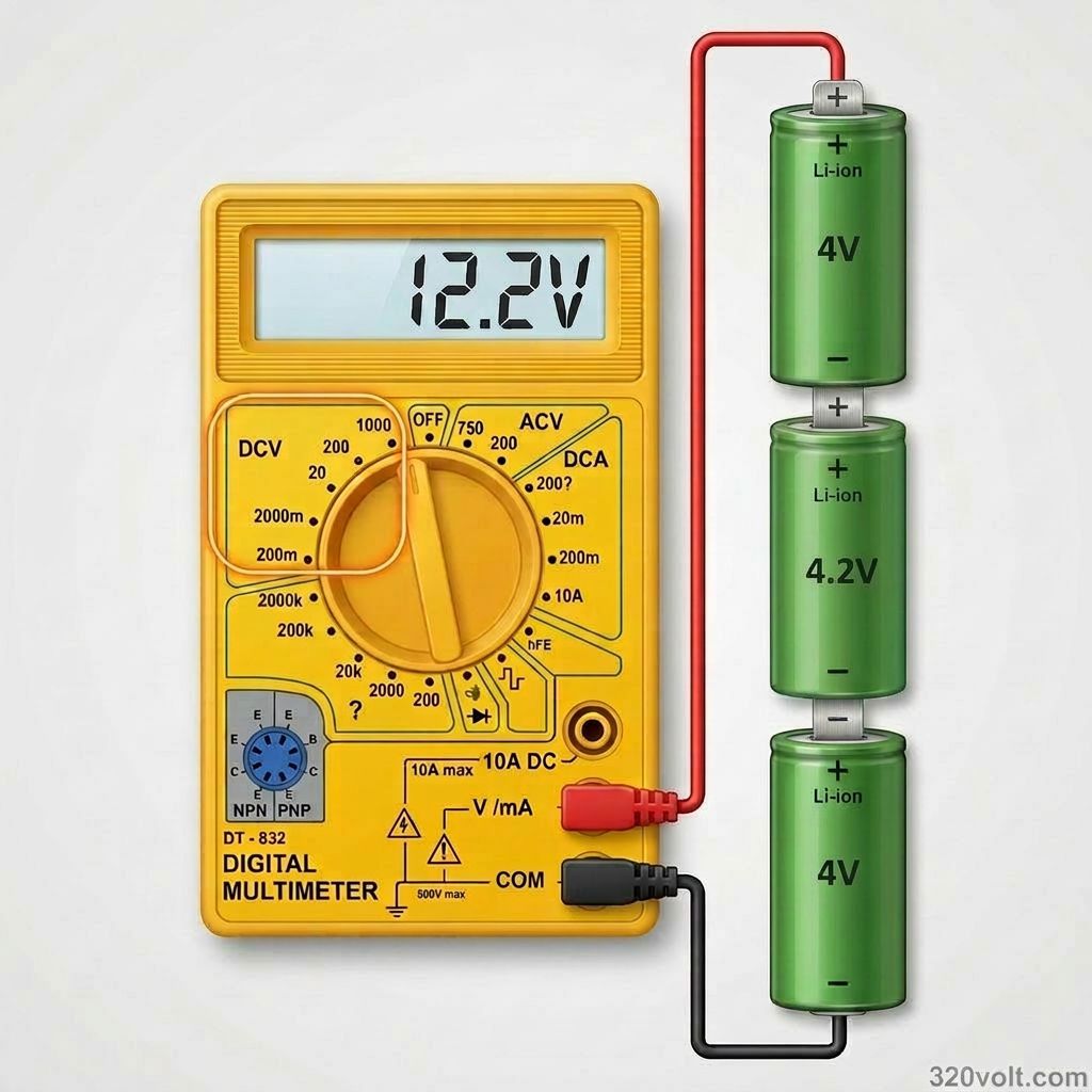 bms nasil calisir ornek yuk orn senaryo 3s 12v li iyon pil paketi