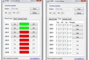 MCP2200 USB Arayüzü Röle Kontrol
