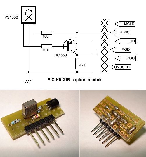 pickit-2-ir-capture-circuit-schematic