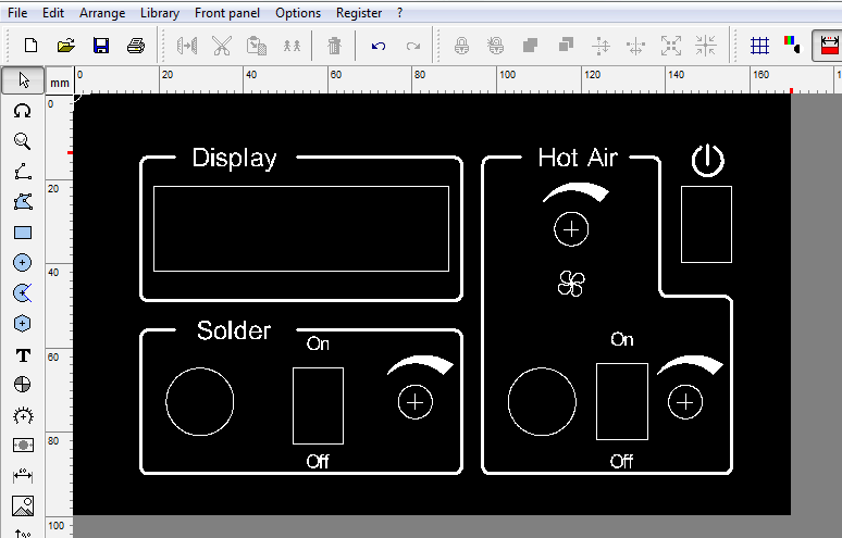 soldering-station-front-panel-desing