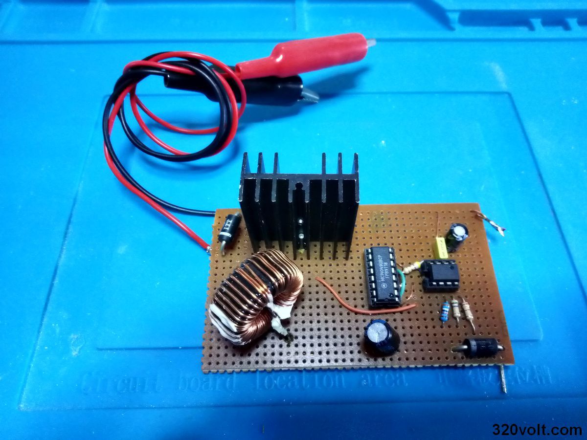 Battery Repair Desulfator Circuit
