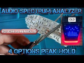 Ses Spektrum Analizörü 10 Kanal 100 LED Peak Hold