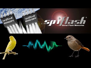 SPI Flash Hafıza Ses Dosyası Yükleme ve Oynatma PIC16F628A 25Q32