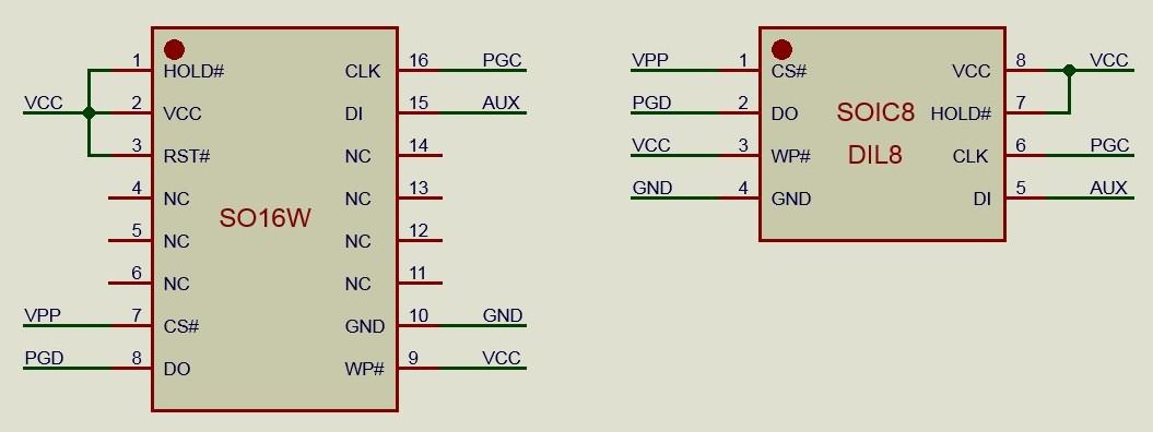 Schematic Microchip Pickit Spi Flash Pickit2 Icsp Connection Pickit2 Diagram