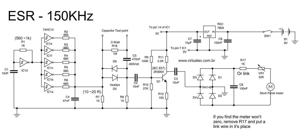 circuit-schematic-150khz-esr-meter-modified-analog-meter
