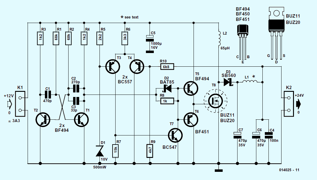 12v To 24v Converter Circuit