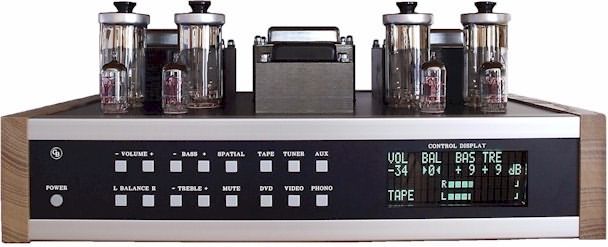 Compact Tube Amplifier With 2 X 32w Vf Display Control Cpu Of Signal Functions