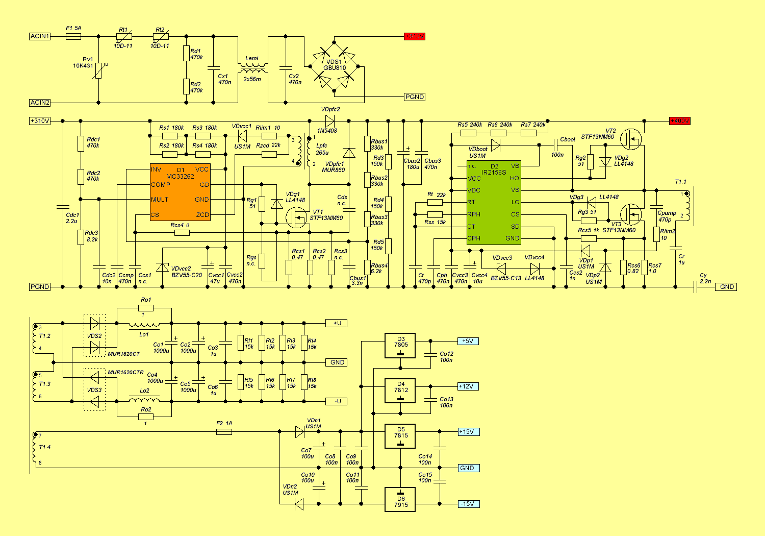 schematic-smps-amplifier-power-supply-based-on-ir2156-pfc-circuit-mc33262