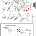 Hibrit 250 Watt Amlifier Circuit Schematic Diagram Amp Plan