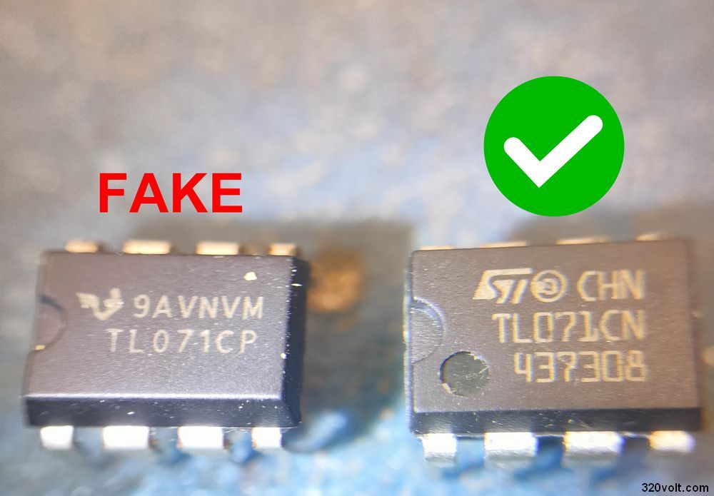 Sahte Opamp Fake Tl071