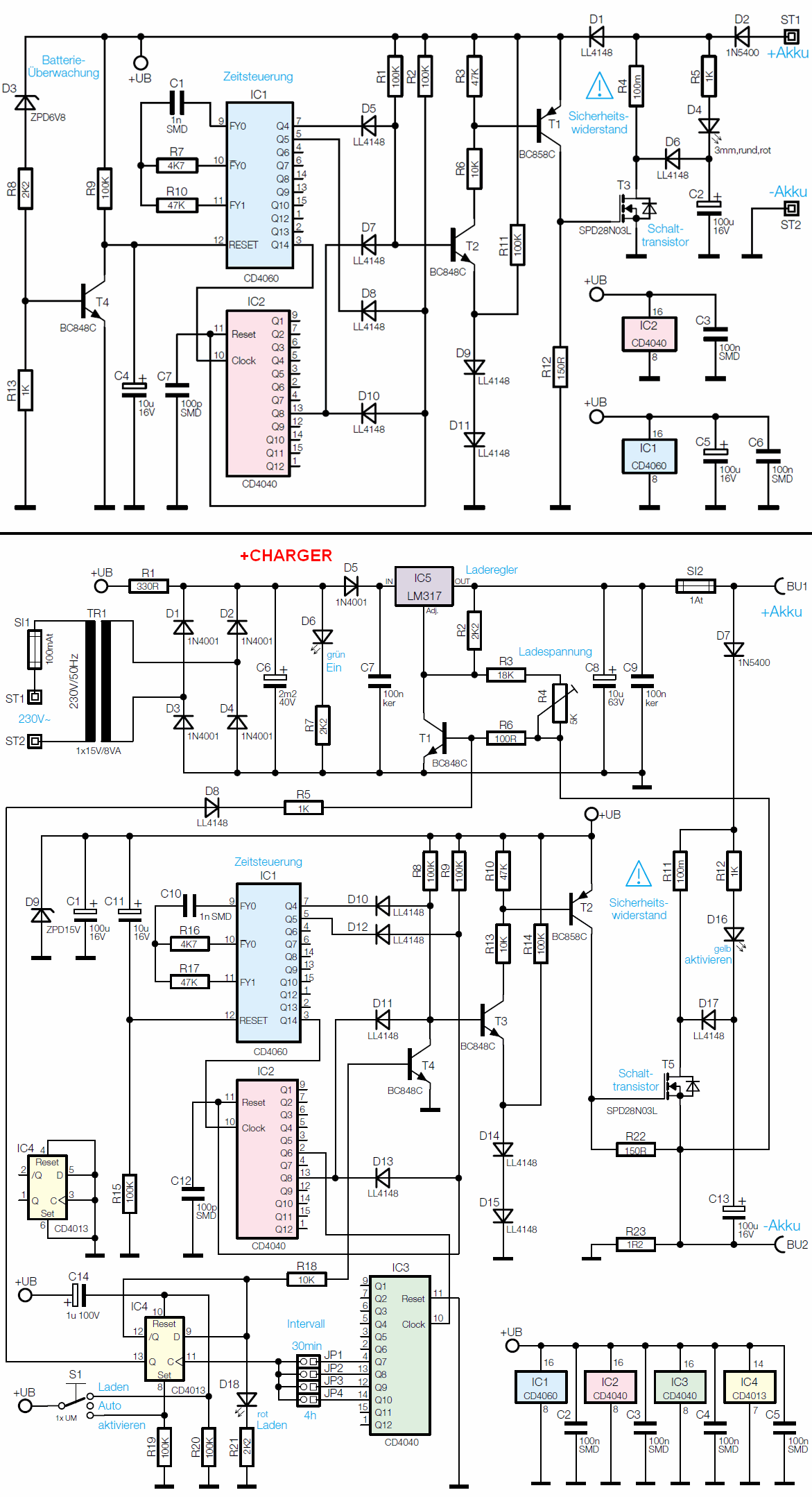 Schematic Circuit Desulfator 12v Lead Batteries Formation Of Crystallized Sulfate Deposits