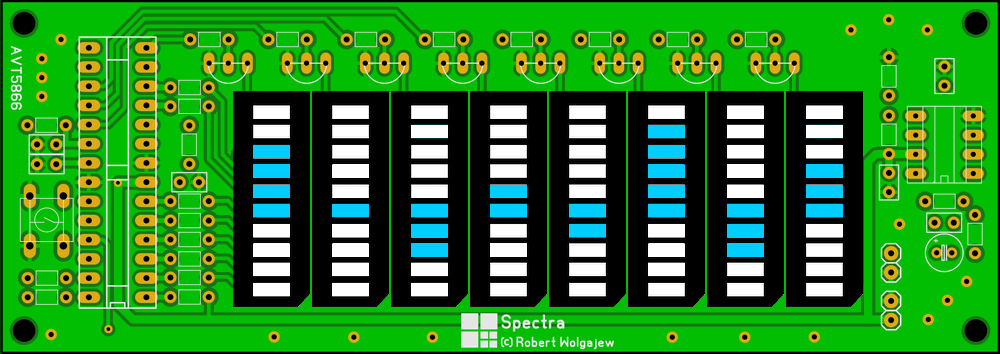 Baseline mode audio signal spectrum analyzer