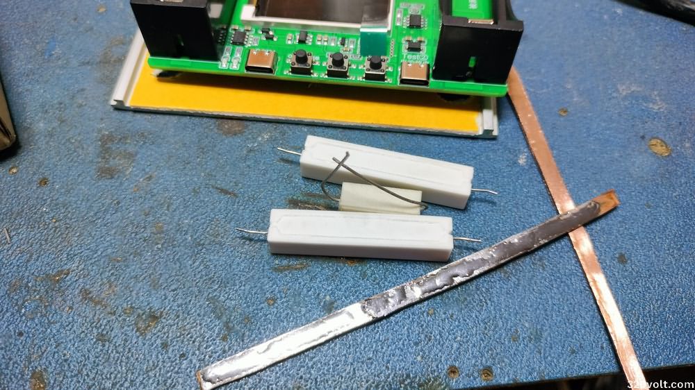10w 8 ohm diy 18650 lithium battery capacity tester