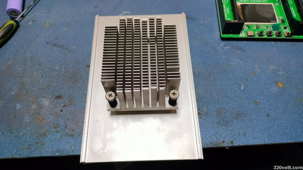 Cpu diy 18650 lithium battery capacity tester modification cooling chg dsc loop