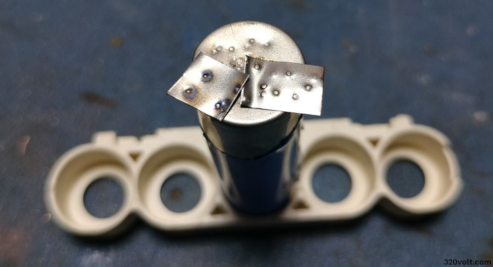Pil puntalama nikel serit pil yuzeyinde cukur olusur puntalama basarisiz olur battery tacking nickel strip creates battery surface fails