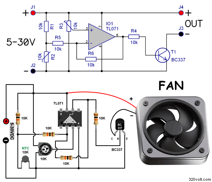 2-linear-temperature-fan-speed-control-circuit-schematic