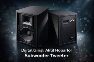 Dijital Girişli Aktif Hoparlör Subwoofer Tweeter