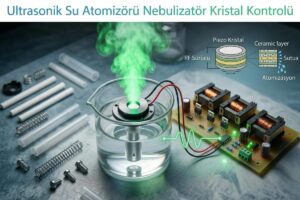 Ultrasonik Su Atomizörü Nebulizatör Kristal Kontrolü