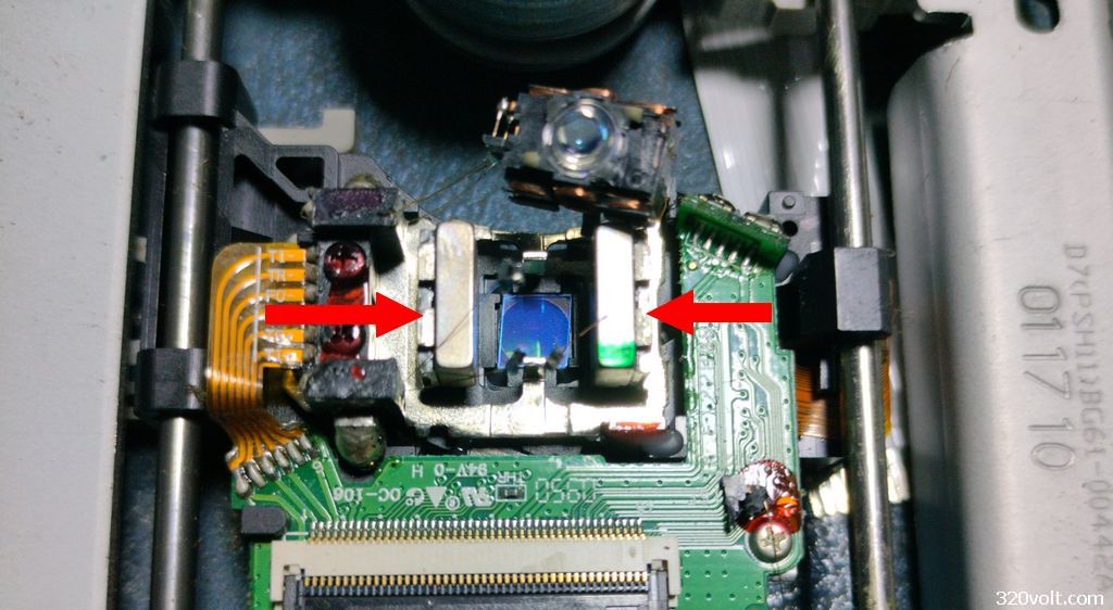 evaluating faulty DVD ROM components lens neodymium magnet 2
