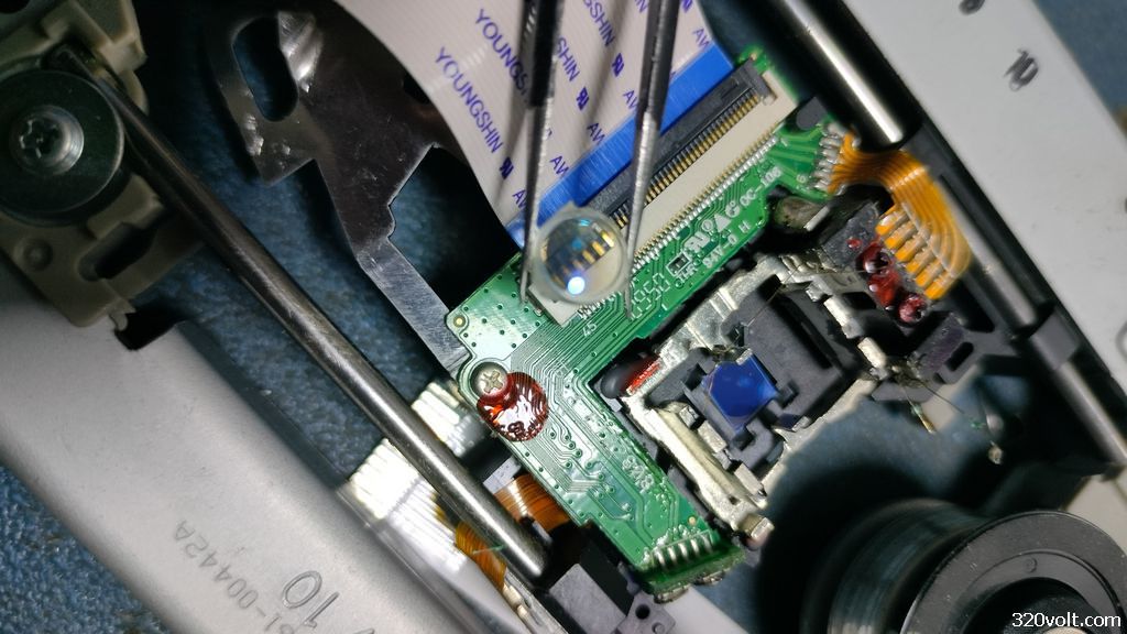 evaluating faulty DVD ROM components lens neodymium magnet 5