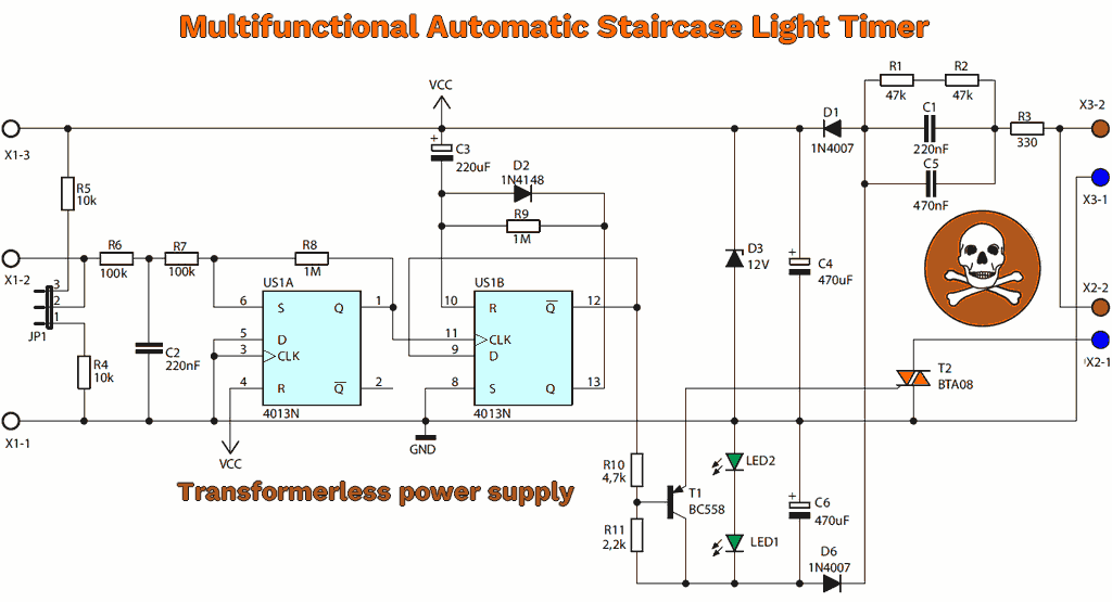 500w-lamp-transformerless-staircase-lighter-circuit-schematic-triac