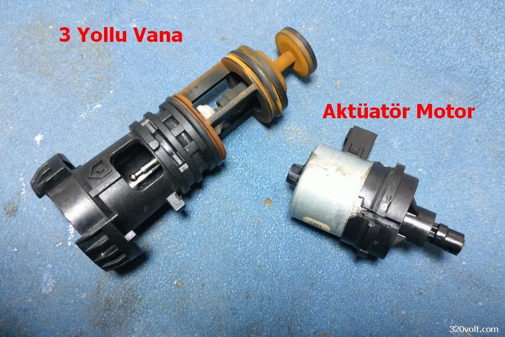 3-way valve structure in Ariston Cares Premium combi boilers