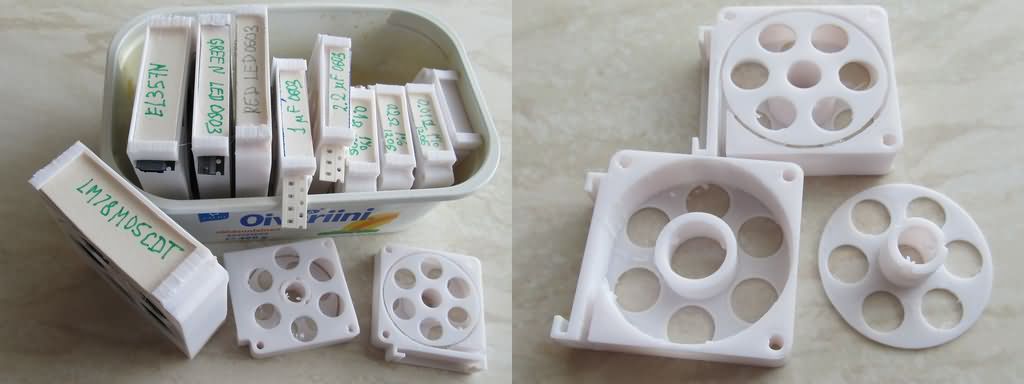 Customizable SMD reel storage box SMD component storage tools