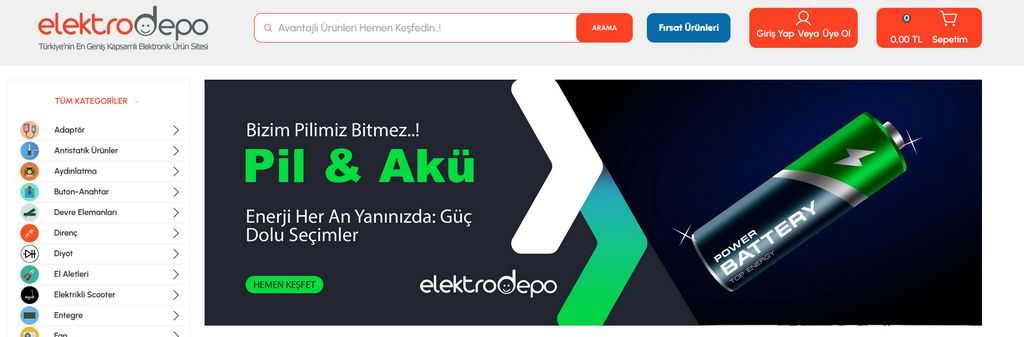 Türkiye Merkezli Elektronik Malzeme Satan Online Marketler 7 elektrodepo-elektronik-market