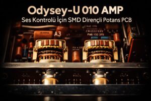 Ses kontrolü İçin SMD Dirençli Potans PCB