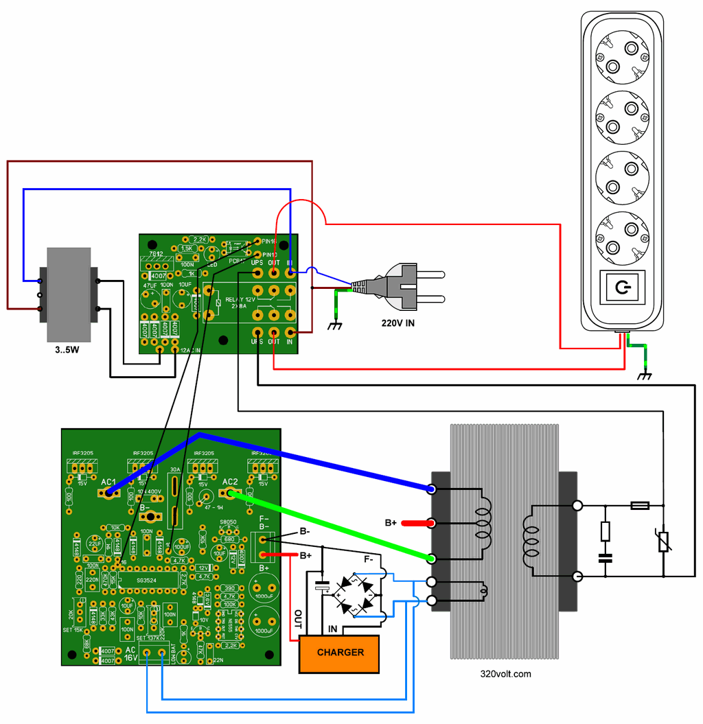 sg3524-ups-transformator-relay-bypass-battery-220v-connection