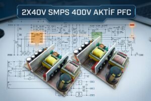 2X40V SMPS 400V Aktif PFC