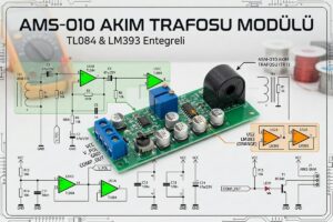 AMS-010 Akım Trafosu Modülü TL084 LM393