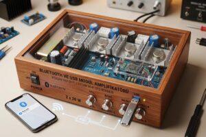 Bluetooth Usb Modül Amplifikatör Projesi
