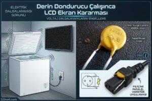 Derin Dondurucu Çalışınca LCD Ekran Kararması