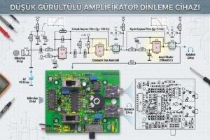 Düşük Gürültülü Amplifikatör Dinleme Cihazı