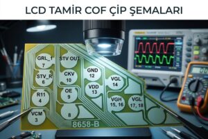 LCD Tamir COF Çip Şemaları