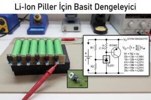 Li-Ion Piller İçin Basit Dengeleyici