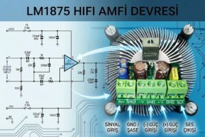LM1875 Hi Fi Amfi Devresi