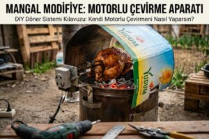 Mangal Modifiye Motorlu  Çevirme Aparatı