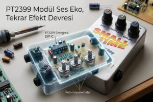 PT2399 Modül Ses Eko, Tekrar Efekt Devresi