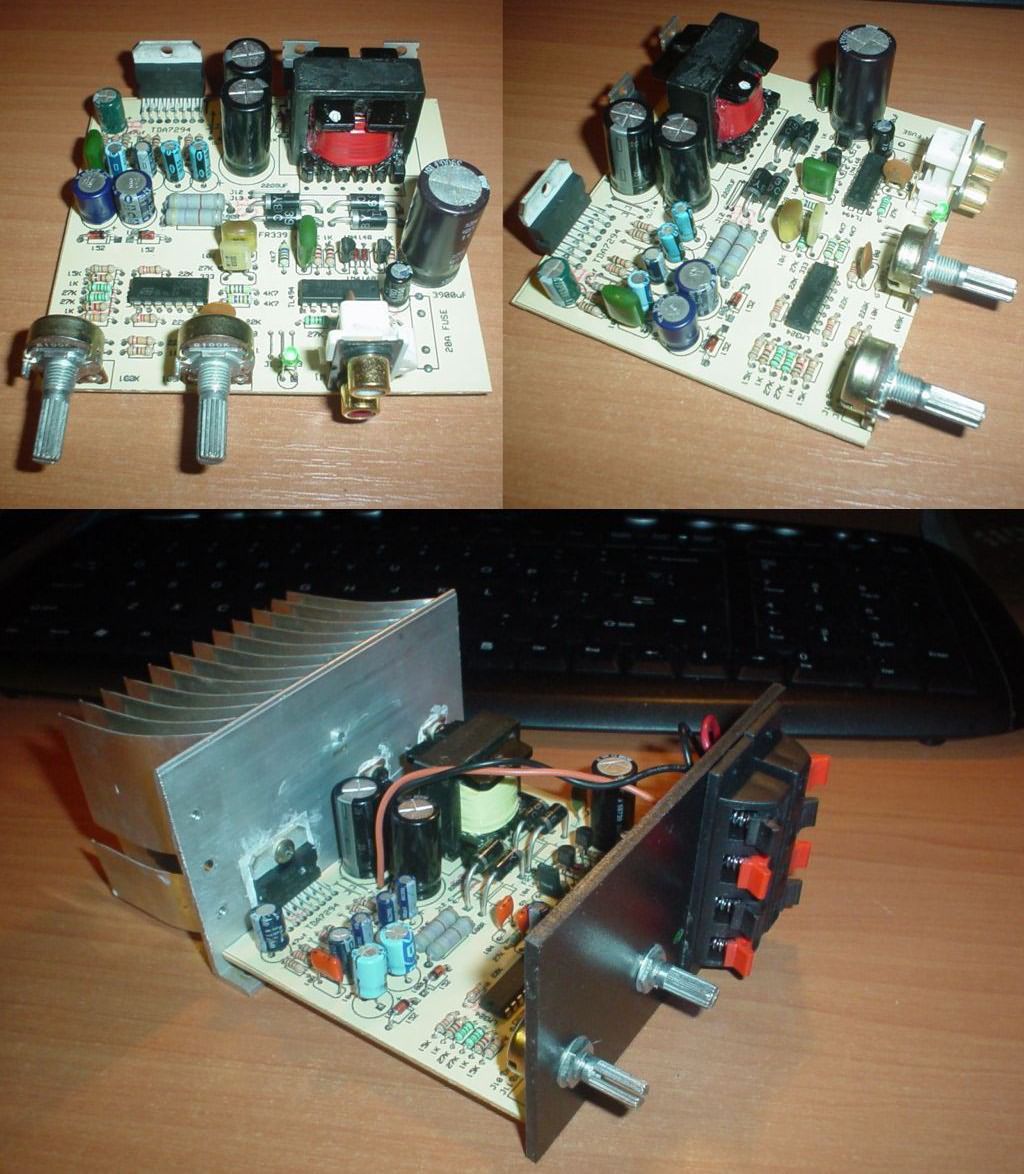 tda7294 100w car subwoofer amplifier circuit